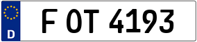 Truck License Plate